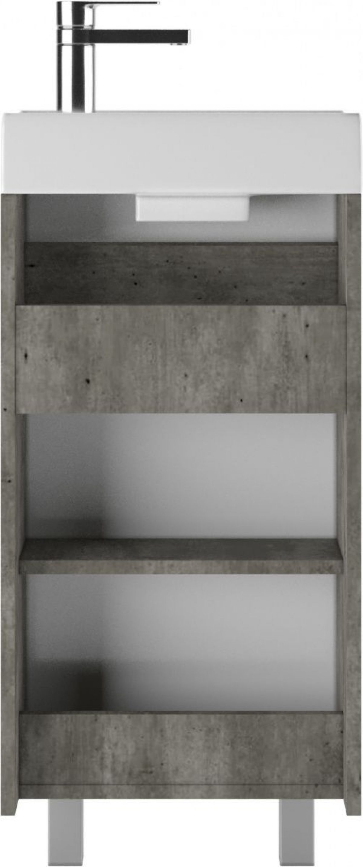 Тумба под умывальник "Енисей 40" Мечта без ящика Бетон АЙСБЕРГ (DM2330T) | фото 3