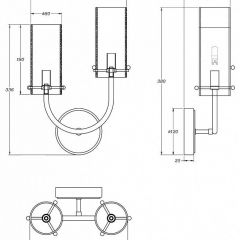 Бра Maytoni Arco MOD223WL-02BS1 | фото 3