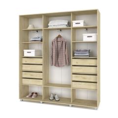 МАРТИН Шкаф-купе с зеркалами Ирландский дуб (2000*450) М403 | фото 4