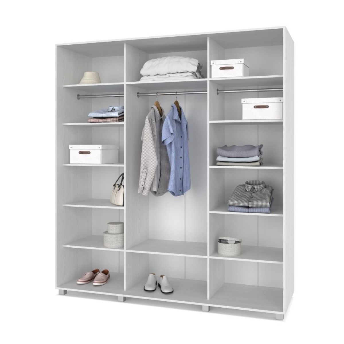 МАРТИН Шкаф-купе с зеркалами Анкор светлый (2000*600) М603 | фото 2