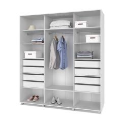 МАРТИН Шкаф-купе с зеркалами Анкор светлый (2200*600) М623 | фото 4