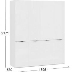 Шкаф платяной Глосс СМ-319.07.441 | фото 3