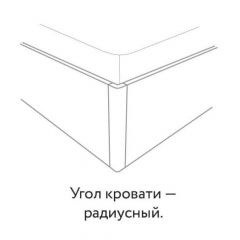 Кровать "Милана" с мягкой спинкой БЕЗ основания 1200х2000 | фото 3