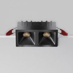 Встраиваемый светильник Maytoni Alfa LED DL043-02-10W3K-SQ-B-1 | фото 2
