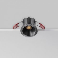 Встраиваемый светильник Maytoni Alfa LED DL043-01-10W2.7K-RD-B | фото 3