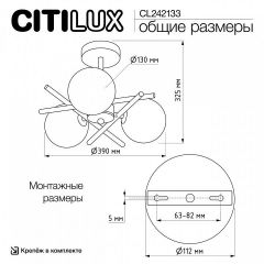 Люстра на штанге Citilux Ronny CL242133 | фото 7