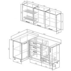 Кухонный гарнитур Белый Глянец 1000*1800 (Стол. 26мм) | фото 2